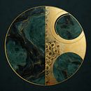 Art Deco Elegant Gatsby: Yin Yang Abstract by Surreal Media thumbnail
