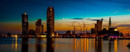 Wilhelminapier at sunset