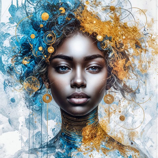 Goldene Frau von Digital Art Nederland