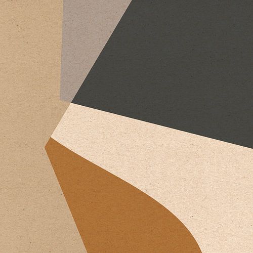 Modern retro. Abstracte en geometrische vormen nr. 3