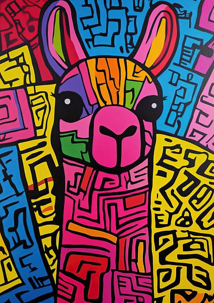 Lama Schilderij van ARTEO Schilderijen