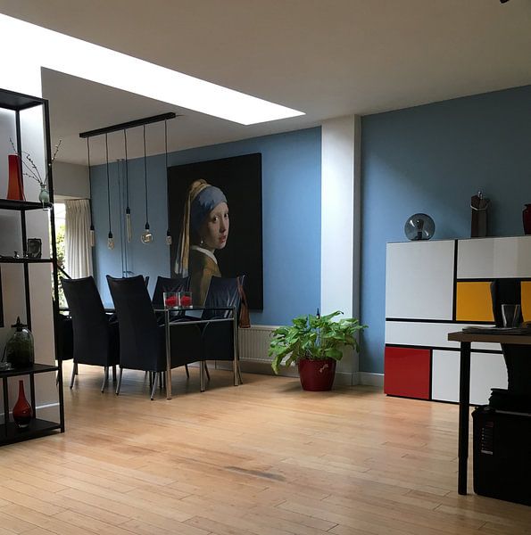 Customer photo: Girl with a Pearl Earring - Vermeer painting, on canvas