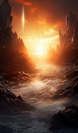 Goldene Stunde am Meer