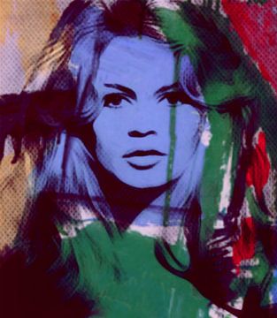 Brigitte Bardot - Modern Art von Felix von Altersheim