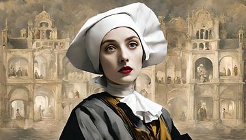 Pierrot and the ancient city by Gert-Jan Siesling