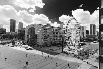 Markthalle in Schwarz und Weiß von Prachtig Rotterdam