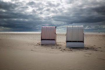 Twee strandstoelen van Thomas Heitz