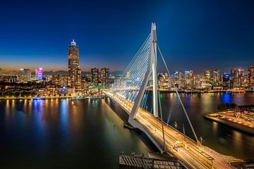Pont Erasmus à Rotterdam sur Ellen van den Doel