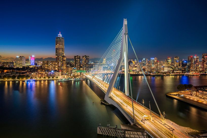 Erasmus Bridge in Rotterdam by Ellen van den Doel