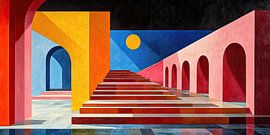 Surréalisme Architecture d'intérieur Design Géométrie sur Niklas Maximilian