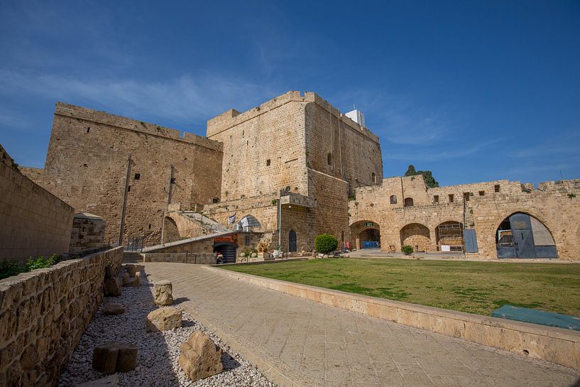 Castle of the Knights Templar in Accra, Israel by Joost Adriaanse