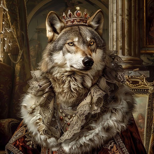 Royal wolf by Poster Art Shop