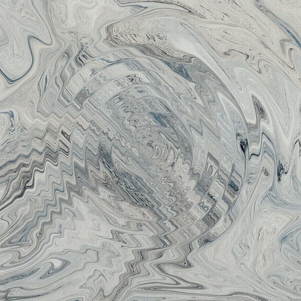 Minimalistische kunst in koele neutrale kleuren. Abstracte waterreflecties van Dina Dankers