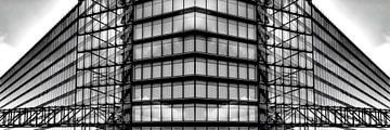 Berlijn architectuur zwart wit van . Groningenart