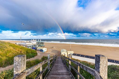 Arc-en-ciel près de l'oasis de Domburg