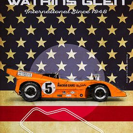 Watkins Glen, McLaren, Denny Hulme van Theodor Decker
