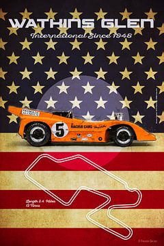 Watkins Glen, McLaren, Denny Hulme sur Theodor Decker