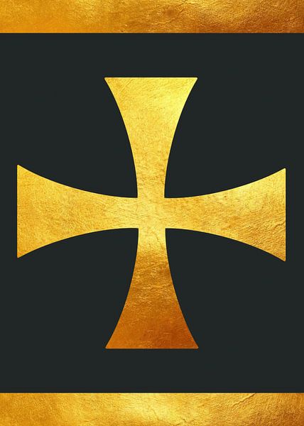 Gouden kruis van artisticdesign1903