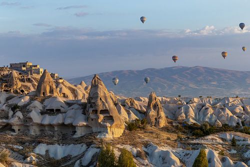 Luchtballonnen in Cappadocië