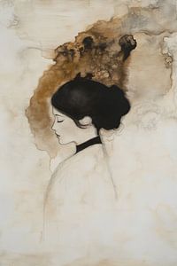 Mélancolie à l'encre blanchie