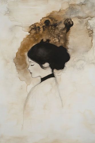 Melancholie in uitgelopen inkt