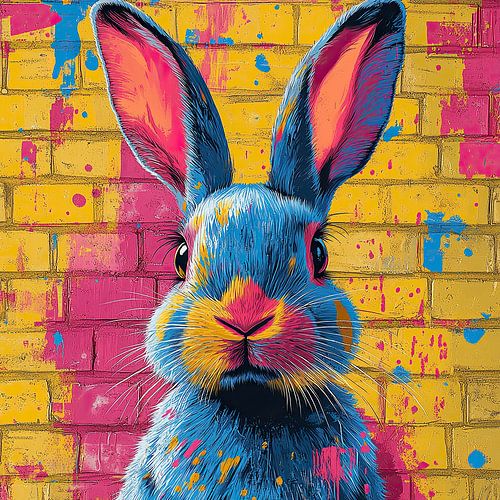 Konijn - Pop-art