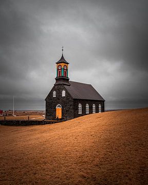Hvalsneskirkja - Kerk Ijsland van Bas Leroy