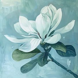 Magnolias Magnolia blossom by Poster Art Shop