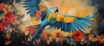 Perroquet sur Art Merveilleux
