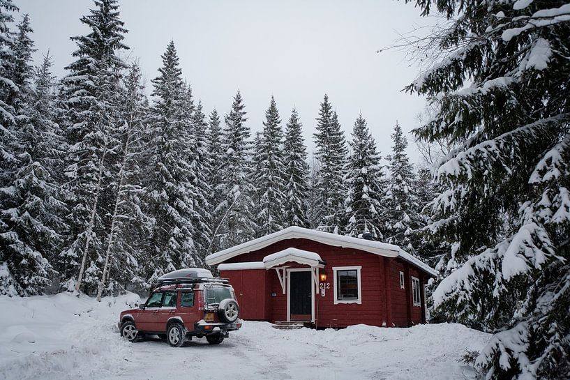 Winter in Zweden van Arthur van Iterson