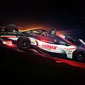 Rinus VeeKay Indy 500 van Nylz Race Art