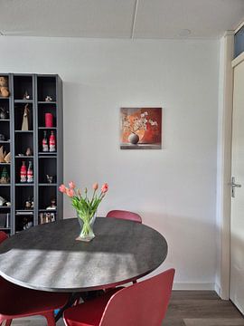 Klantfoto: Bloemen Stilleven Modern van Kunst Kriebels