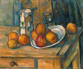 Stillleben mit Obst und Milchkännchen, Paul Cézanne
