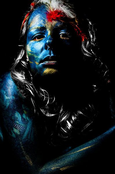 Kunstzinnig geschilderd persoon van Atelier Liesjes