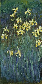 Iris jaunes, Claude Monet