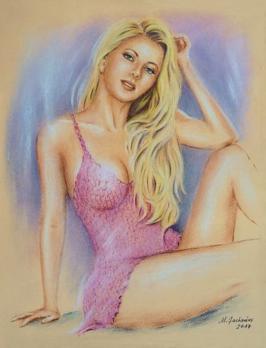 Mooi jong model in lingerie