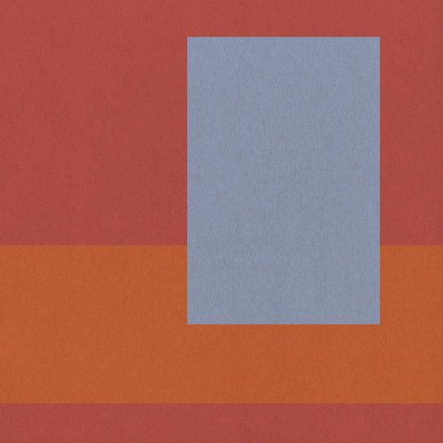 Geometrische abstracte kunst geïnspireerd door Josef Albers