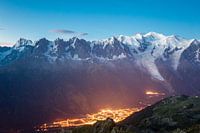 Chamonix bij nacht