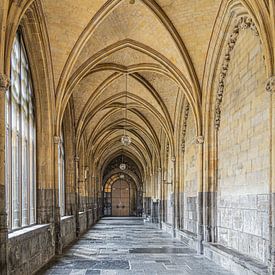 Basilique Saint-Servatius à Maastricht sur Aad de Vogel