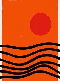 Graphic sunset | Japandi meets mid-century by Frank Daske | Foto & Design