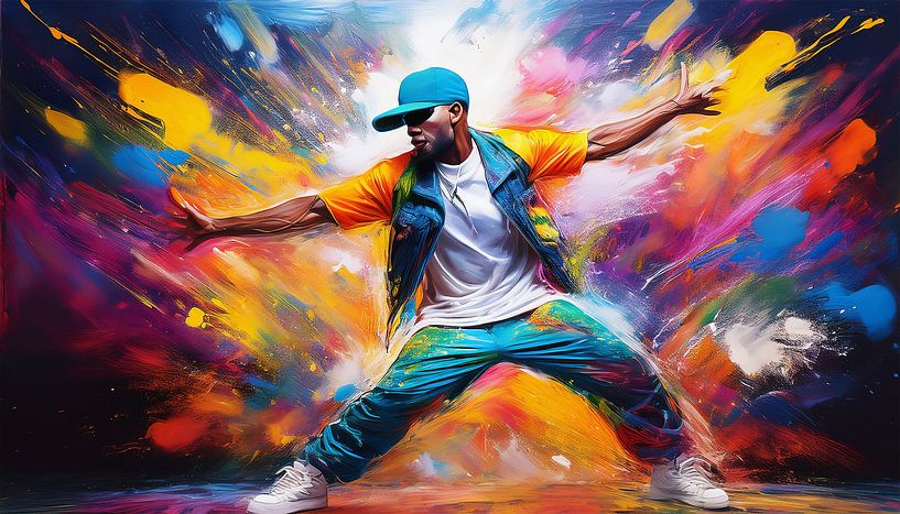 Breakdancing van Mustafa Kurnaz