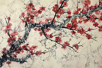 Kersenbloesems Hokusai
