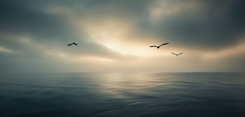 Heure d'or, jeu de vagues par fernlichtsicht