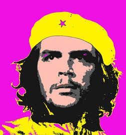 Popart afbeelding van revolutionair Ché Guevara van Atelier Liesjes
