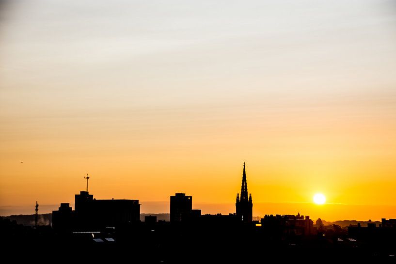 Skyline Leuven at Sunrise by Manuel Declerck
