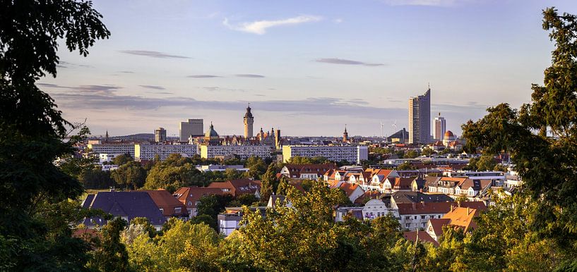 Leipzig Stadtpanorama von Frank Herrmann