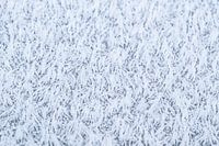 De magie van de vorst, abstracte winterse rijp van dichtbij