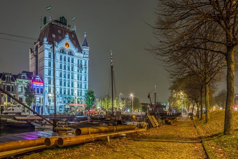 Witte huis oude haven Rotterdam van Danny van Vessem