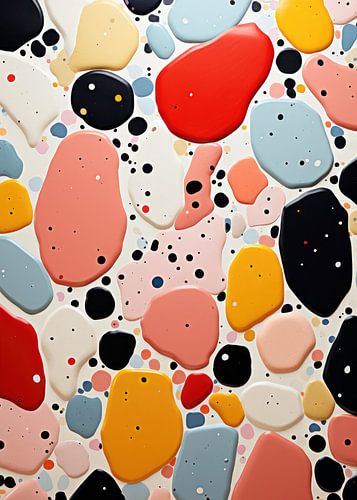 Terrazzo patroon kunst 6 #terrazo