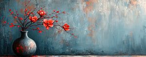 Abstract Bloemstilleven | Velvet Whisper